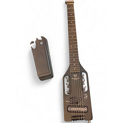 Used Traveler Guitar Ultra Light Left Handed Black Electric Guitar