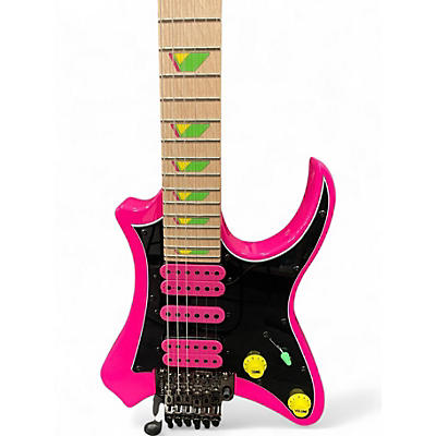 Used Traveler Guitar VAIBRANT Pink Electric Guitar