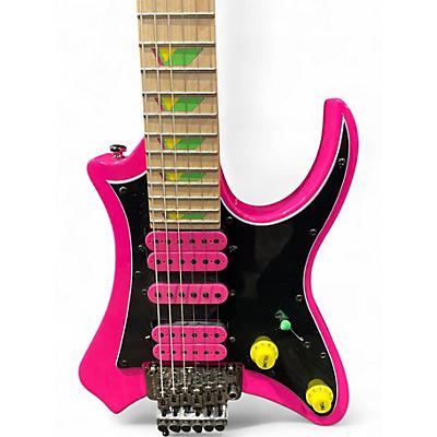 Used Traveler Guitar VAIBRANT Pink Electric Guitar