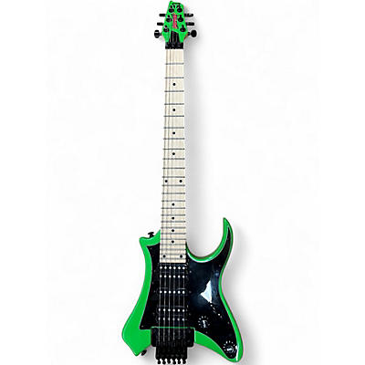 Used Traveler Guitar vaibrant v88x green Electric Guitar