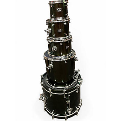 Used Trick 5 Piece aluminum kit two tone sparkle Drum Kit