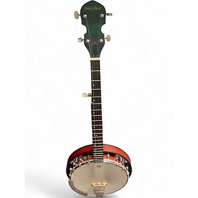 Used Trinity River 5 string banjo Natural Banjo