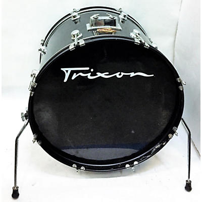 Used Trixon 22X18 Bass Drum Drum Black