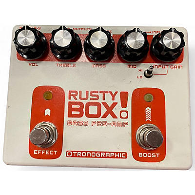 Used Tronographic Rusty Box Bass Preamp