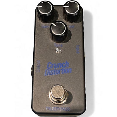 Used True Bypass CRUNCH DISTORTION Effect Pedal