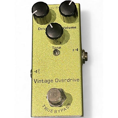 Used True Bypass VINTAGE OVERDRIVE Effect Pedal