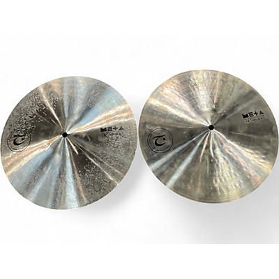 Used Turkish 14in Meta Classic Hi Hat Cymbal