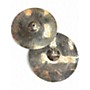 Used Turkish 15in Raw Brilliant Hi Hat Pair Cymbal 35