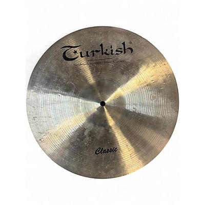 Used Turkish 16in Classic Paper Thin Crash Cymbal