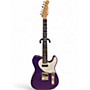 Used Tuttle CUSTOM HOLLOW T PURPLE SPARKLE LACQUER Solid Body Electric Guitar PURPLE SPARKLE LACQUER