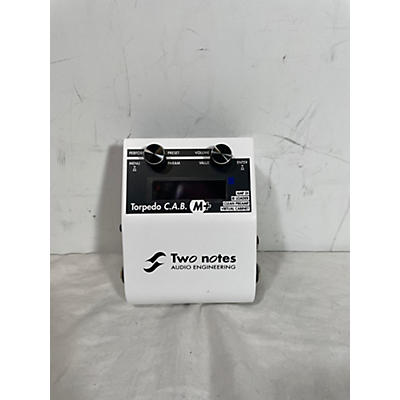 Two Notes AUDIO ENGINEERING Used Two Notes AUDIO ENGINEERING CAB M PLUS Effect Pedal