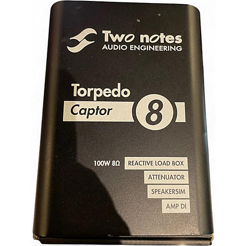 Used Two Notes AUDIO ENGINEERING Captor Loadbox/Attenuator/DI - 8 Ohm Audio Interface