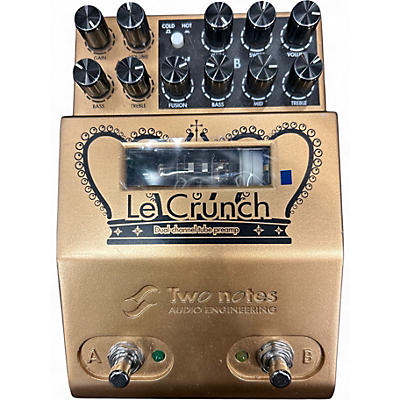 Used Two Notes AUDIO ENGINEERING LE CRUNCH Effect Pedal