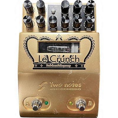 Used Two Notes AUDIO ENGINEERING Le Crunch Dual Channel Tube Preamp Effect Pedal