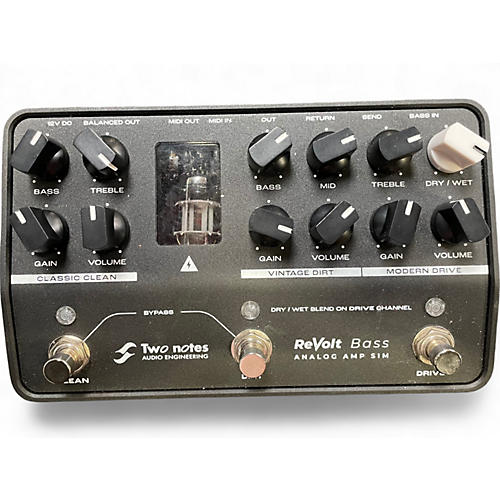 Used Two Notes AUDIO ENGINEERING REVOLT Tube Bass Preamp