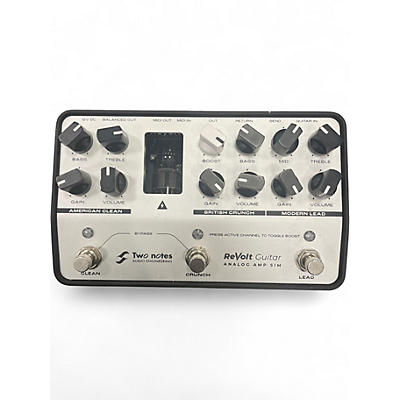 Used Two Notes AUDIO ENGINEERING ReVolt 3-Channel All-Analog Guitar Simulator Pedal Silver an Pedal