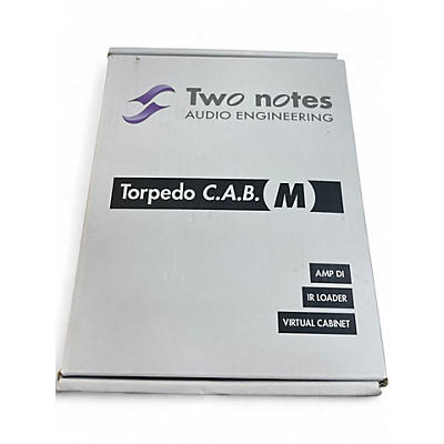 Used Two Notes AUDIO ENGINEERING TORPEDO CAB Effect Processor