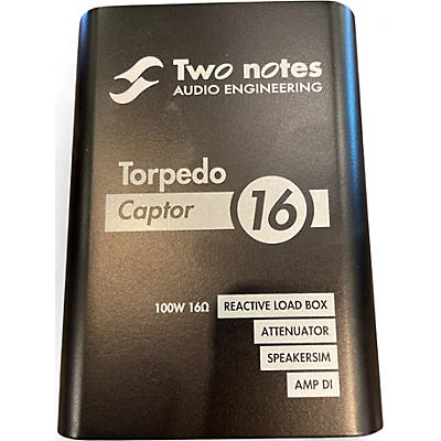 Used Two Notes AUDIO ENGINEERING TORPEDO CAPTOR 16 LOUDBOX/ATTENUATOR/DI 16  OHM Direct Box