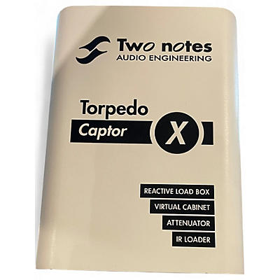 Used Two Notes AUDIO ENGINEERING TORPEDO CAPTOR X Power Attenuator