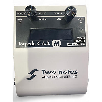 Used Two Notes AUDIO ENGINEERING Torpedo C.A.B Effect Processor