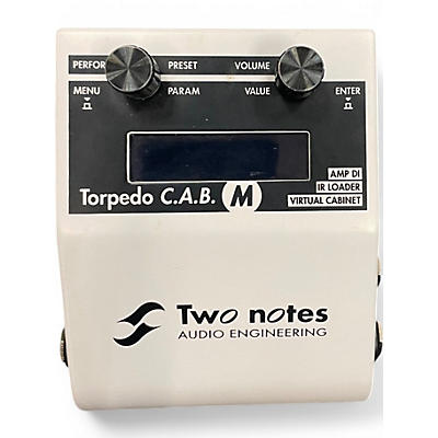 Used Two Notes AUDIO ENGINEERING Torpedo C.A.B. Effect Processor