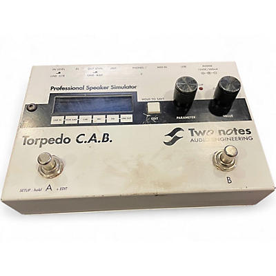 Used Two Notes AUDIO ENGINEERING Torpedo C.A.B. Effect Processor