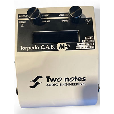 Used Two Notes AUDIO ENGINEERING Torpedo C.A.B. Effect Processor