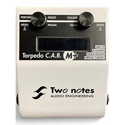 Used Two Notes AUDIO ENGINEERING Torpedo C.A.B. M+ Effect Processor