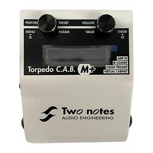 Two Notes AUDIO ENGINEERING Used Two Notes AUDIO ENGINEERING Torpedo C.A.B. M+ Speaker Simulator Effect Processor