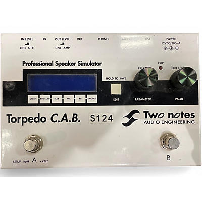 Used Two Notes AUDIO ENGINEERING Torpedo C.A.B. Signal Processor