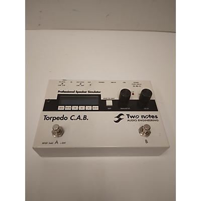 Used Two Notes AUDIO ENGINEERING Torpedo C.A.B. Speaker Cab Simulator Signal Processor