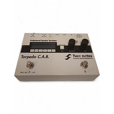 Used Two Notes AUDIO ENGINEERING Torpedo C.A.B. speaker Cab Simulator Signal Processor