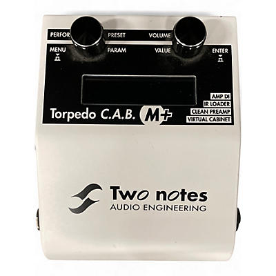 Used Two Notes AUDIO ENGINEERING Torpedo CAB Effect Processor