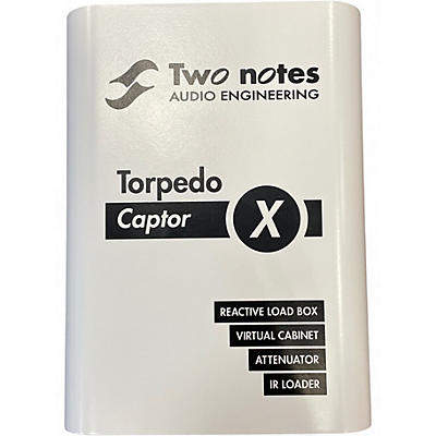 Used Two Notes AUDIO ENGINEERING Torpedo Captor X White 16 Ohm Power Attenuator