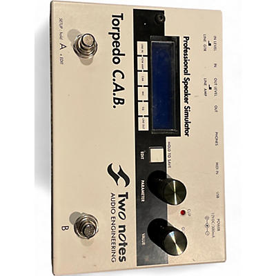 Used Two Notes AUDIO ENGINEERING torpedo C.A.B Professional Speaker Simulator Pedal