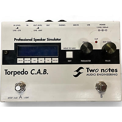 Used Two Notes AUDIO ENGINEERING torpedo c.a.b Pedal