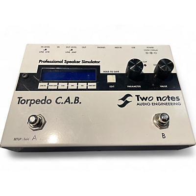 Used Two Notes AUDIO ENGINEERING torpedo c.a.b. Pedal