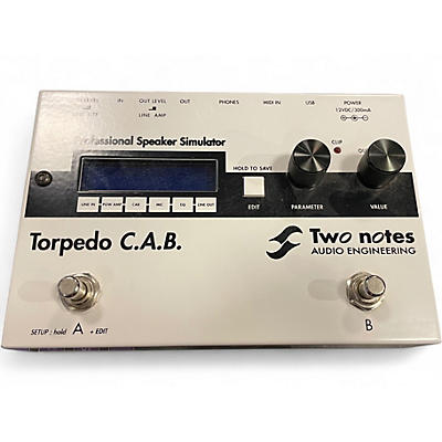 Used Two Notes AUDIO ENGINEERING torpedo c.a.b. Pedal