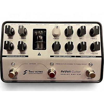 Used Two Notes REVOLT GUITAR ANALOG AMP SIM Battery Powered Amp