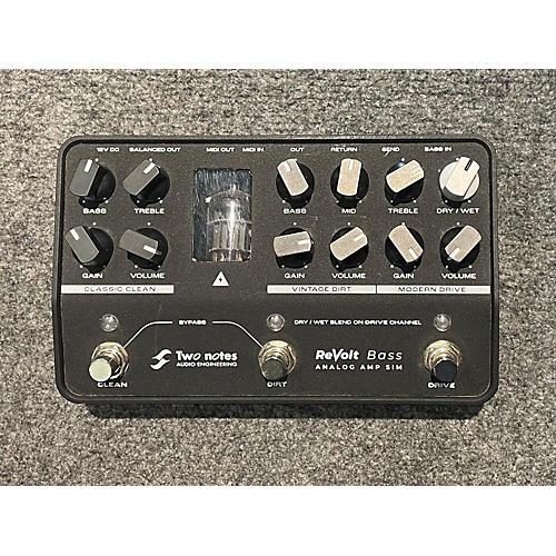 Two Notes Used Two Notes Revolt Bass Analog Amp Sim Bass Effect Pedal