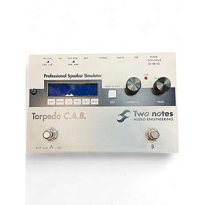 Used Two Notes TORPEDO CAB Effect Pedal