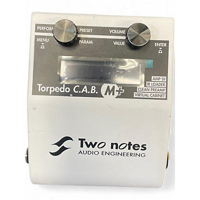 Used Two Notes Torpedo C.A.B. M+ Speaker Simulator Pedal