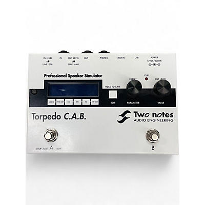 Used Two Notes Torpedo C.A.B. Multi Effects Processor