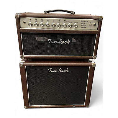 Used Two Rock CLASSIC 50 REVERB with 1X12 CABINET Guitar Stack