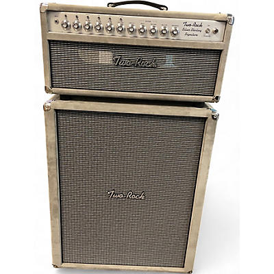 Used Two Rock Silver Sterling 100/50 Head and 2x12 Cabinet Guitar Stack