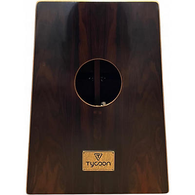 Used Tycoon Percussion Vortex Series Cajon Ziricote Finish Cajon