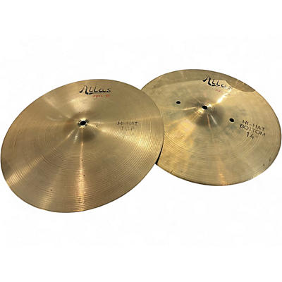 Used UFIP 14in ATLAS PRO HI HAT PAIR Cymbal
