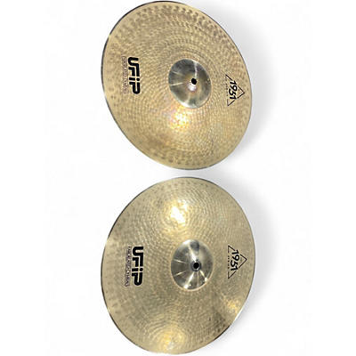 Used UFIP 14in Est. 1931 Hi Hat Pair Cymbal