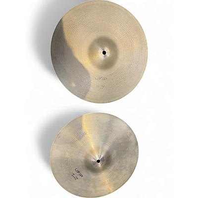 Used UFIP 14in HI HAT PAIR Cymbal