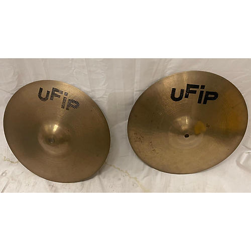 UFIP Used UFIP 14in HIHAT PAIR Cymbal 33